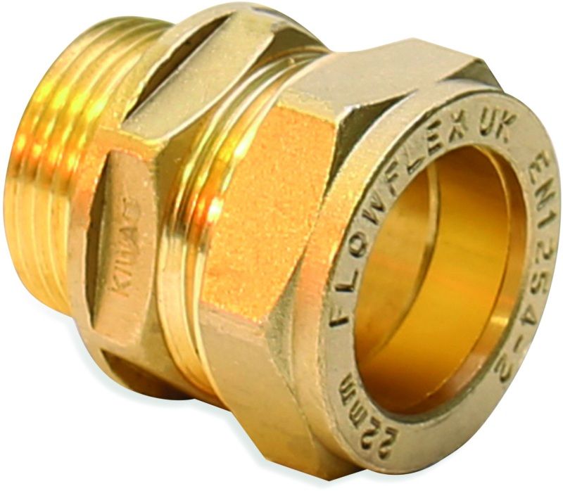 FLOWFLEX COMPRESSION MALE IRON COUPLING 28mm x 1" OP902.23