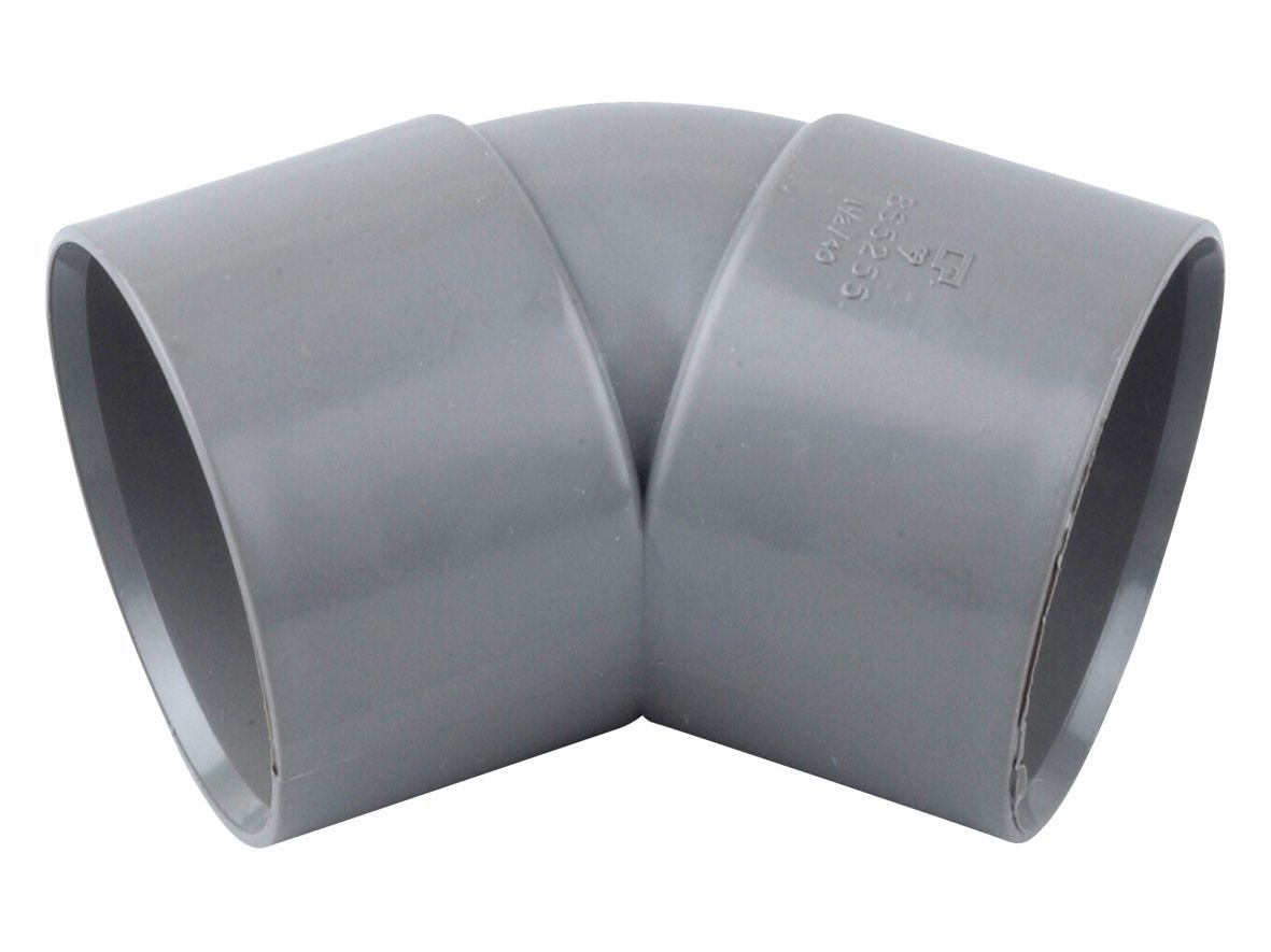 OSMASOIL BEND 45deg 40mm 5Z163G GREY