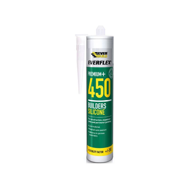 Everbuild 450 Construction Silicone Brown 450BN