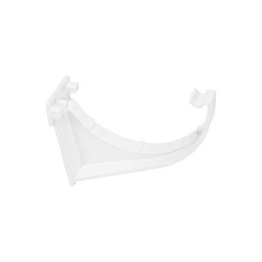 112mm Half Round Multi Fix Fascia Bracket White