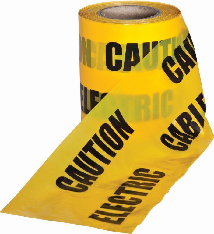 WARNING TAPE 365m x 150mm 764732 UNDERGROUND ELECTRIC