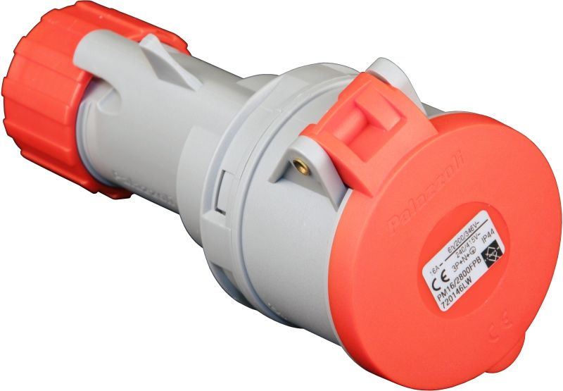 LEWDEN PM16/2800FPB CONN IP44 16A 415V 3PN+E RED