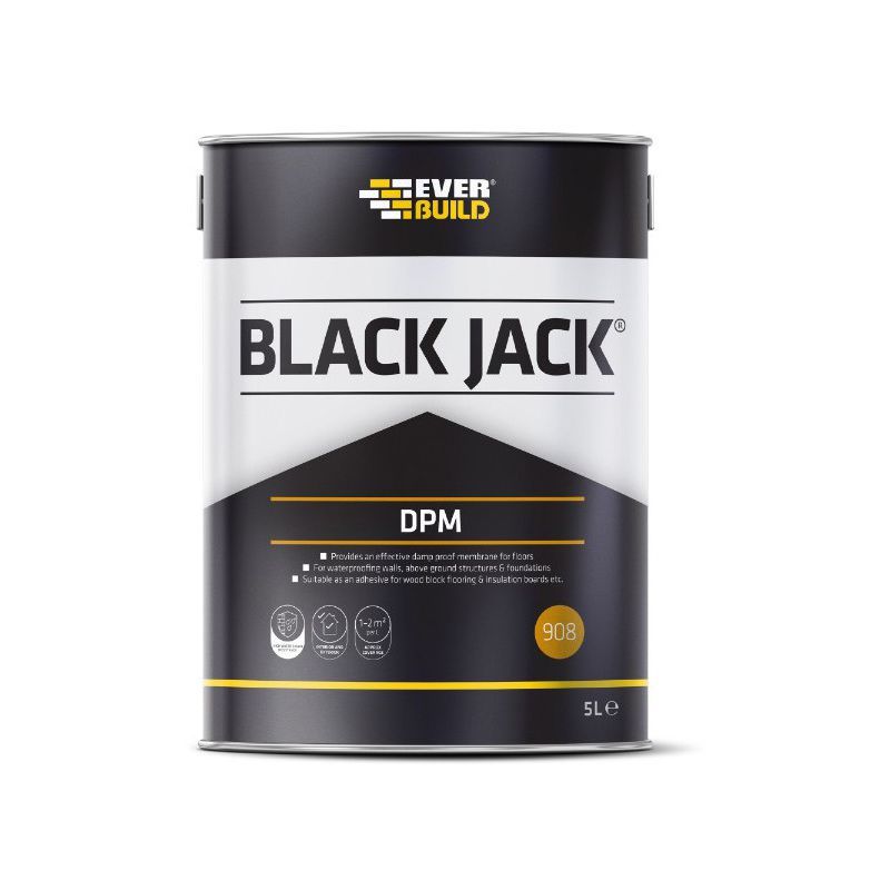 Everbuild Black Jack Everproof Dpm 5L 90805