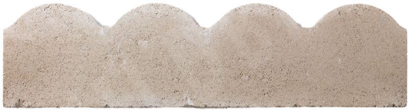 BRADSTONE SCALLOPED EDGING 150 x 50 x 600mm GREY 20329