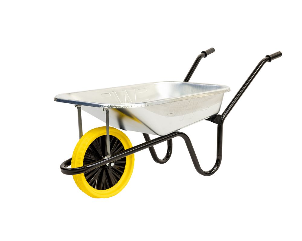 WALSALL CGVPP CONTRACTOR GALVANISED PUNCTURE PROOF WHEELBARROW 85l