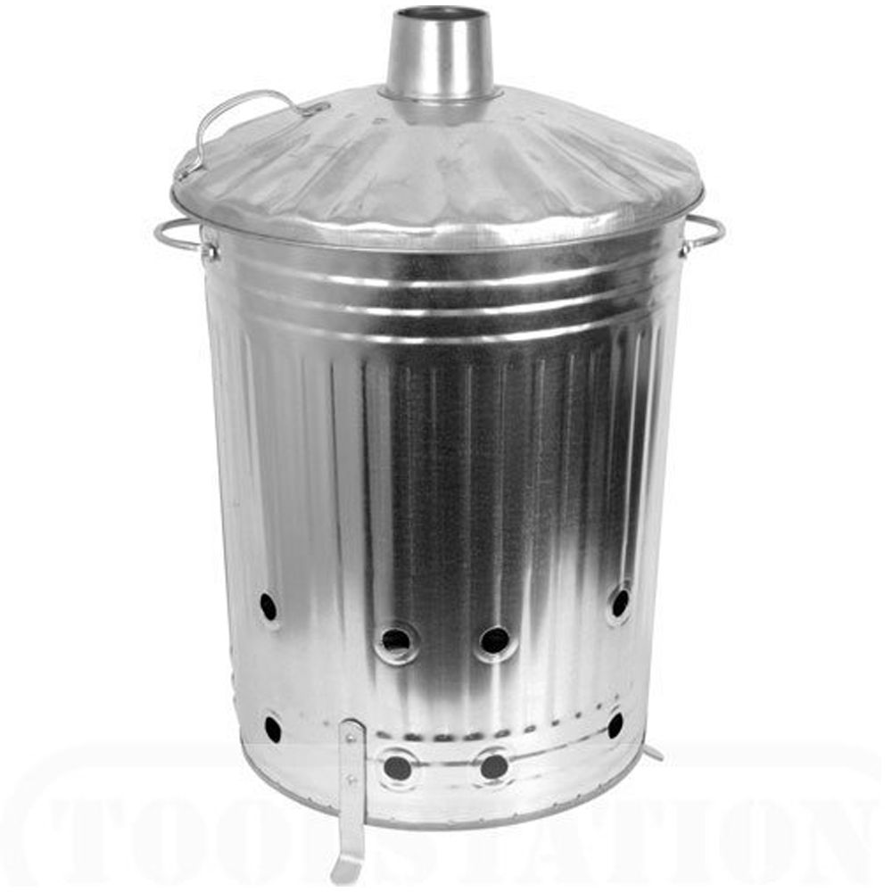 LGI GALV INCINERATOR WITH LID
