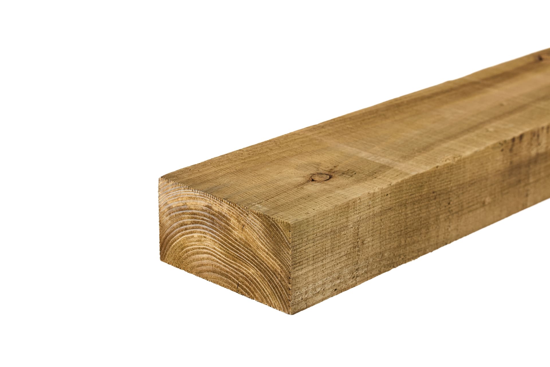 125mm x 250mm Green Treated Garden Railway Sleeper 2.4m