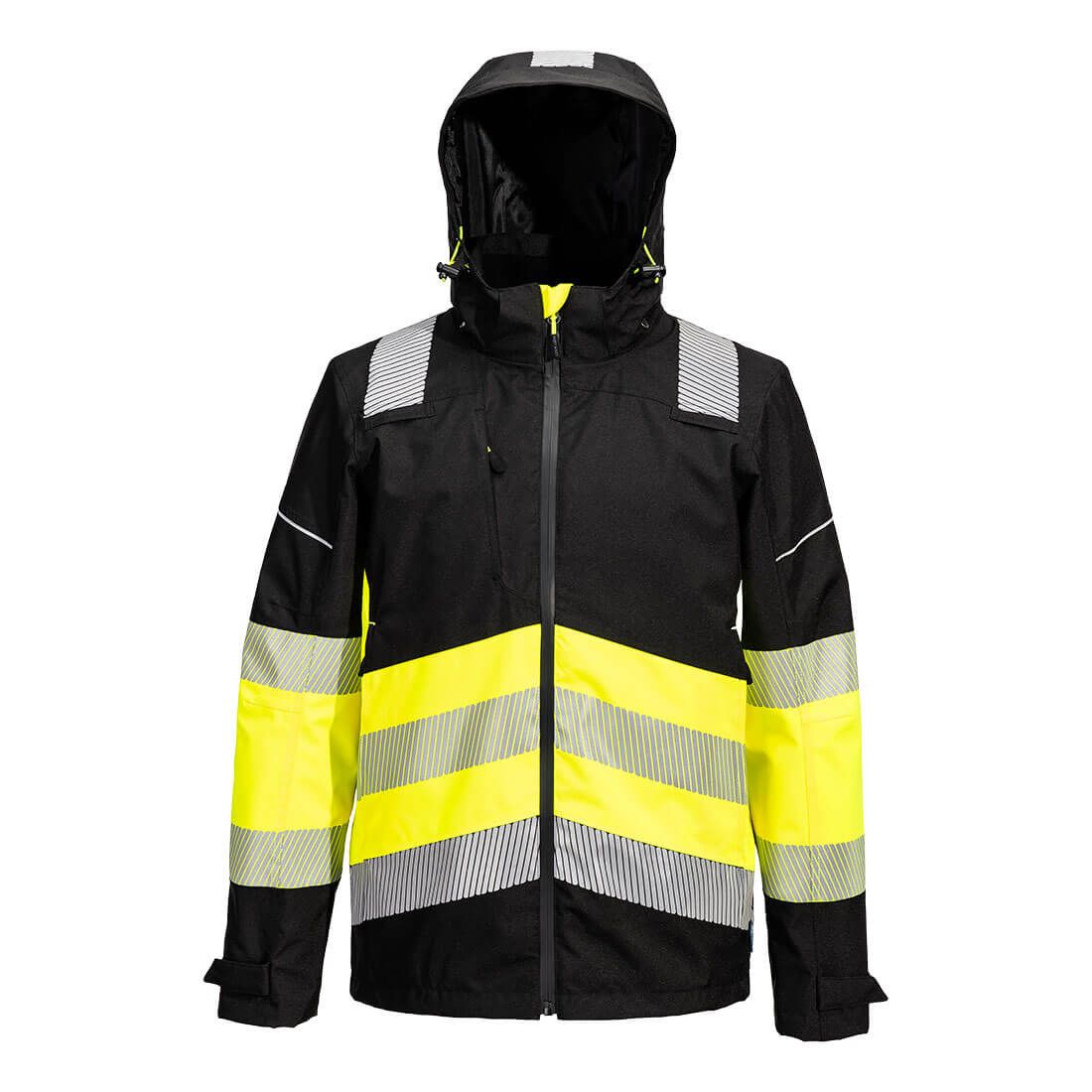 PW3 Hi-Vis Class 1 Extreme Rain Jacket, 4XL, R, Yellow/Black