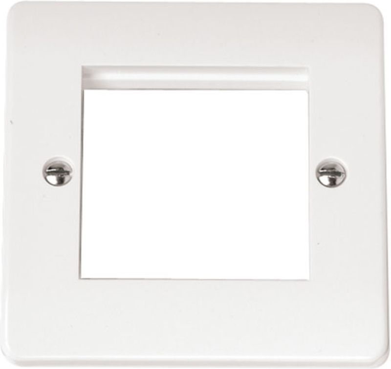CLICK CMA311 SINGLE PLATE 2-GANG MEDIA APERTURE