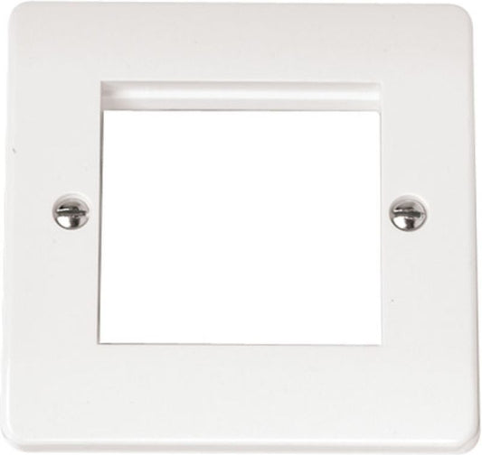 CLICK CMA311 SINGLE PLATE 2-GANG MEDIA APERTURE