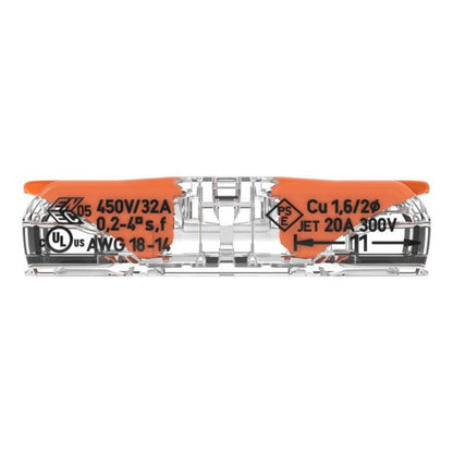 WAGO 221-2411 INLINE COMPACT CONNECTOR (PACK 60)