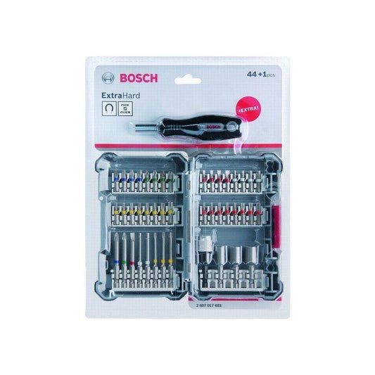 Bosch 2607017693 44 Piece Screwdriver Bit Set + Handle