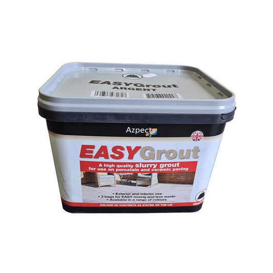 AZPECTS EASYGROUT SLURRY GROUT FOR PORCELAIN PAVING 15kg 7015 ARGENT