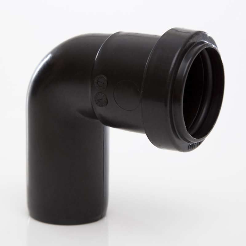 POLYPIPE PUSHFIT SWIVEL BEND 32mm x91.25deg WP23 WP23B BLACK