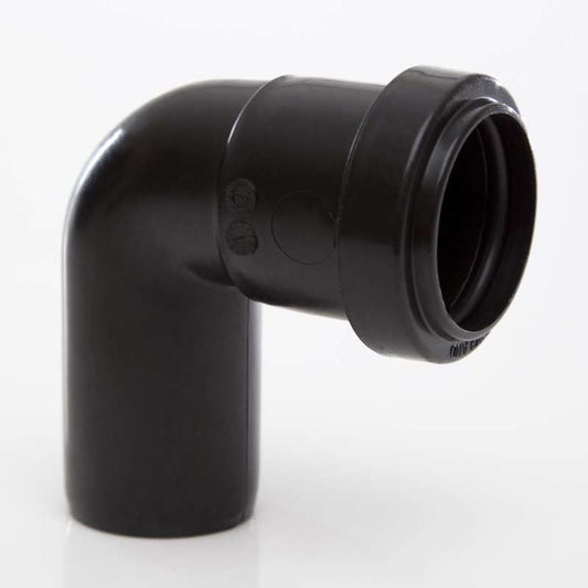 POLYPIPE PUSHFIT SWIVEL BEND 32mm x91.25deg WP23 WP23B BLACK