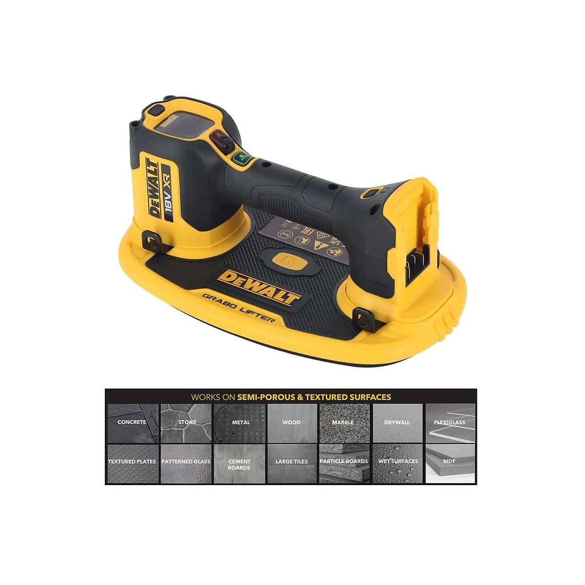 DEWALT DCE590N-XJ 18V GRABO SUCTION LIFTER (BODY ONLY)