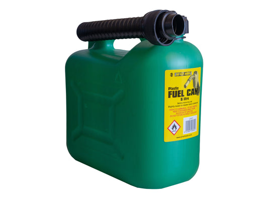 S.STYLE D/ICAN2 UNLEADED PETROL CAN & SPOUT 5l GREEN