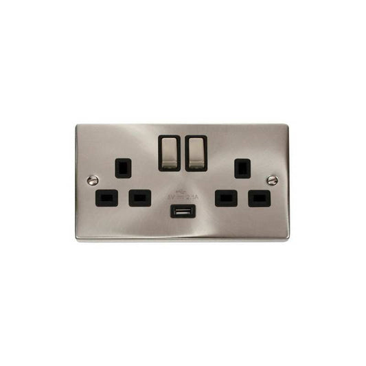 CLICK VPSC570BK 2G 13A S/SOCKET + 1 USB PORT