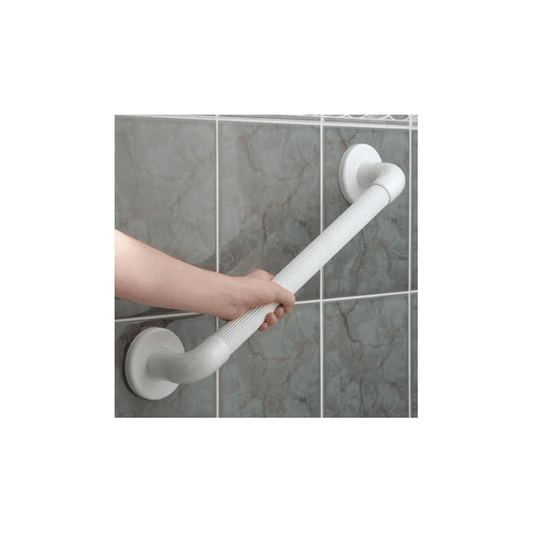 AKW 01400WH FLUTED PLASTIC GRAB RAIL 32 x 300mm WHITE