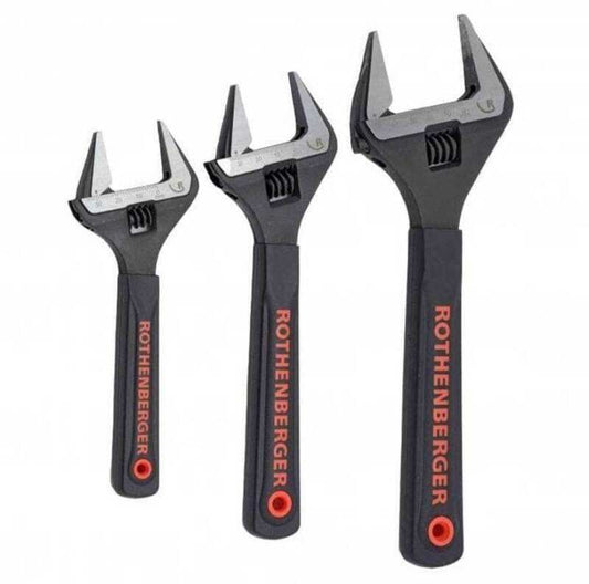 ROTHENBERGER WIDE JAW WRENCH SET 6/8/10" 18047