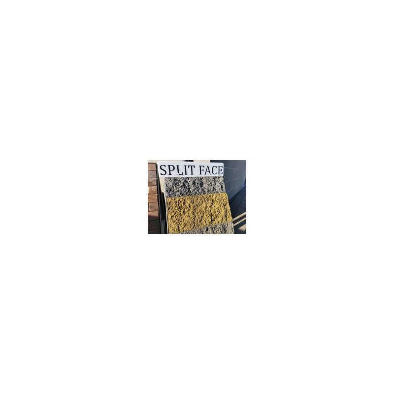 MONA SPLIT FACE BLOCK 440 x 215 x 107mm SFB002 BUFF