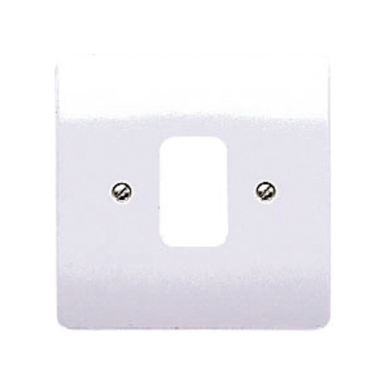 WEW 1-GANG 1 MODULE GRID FRONT PLATE WHITE K3631WHI