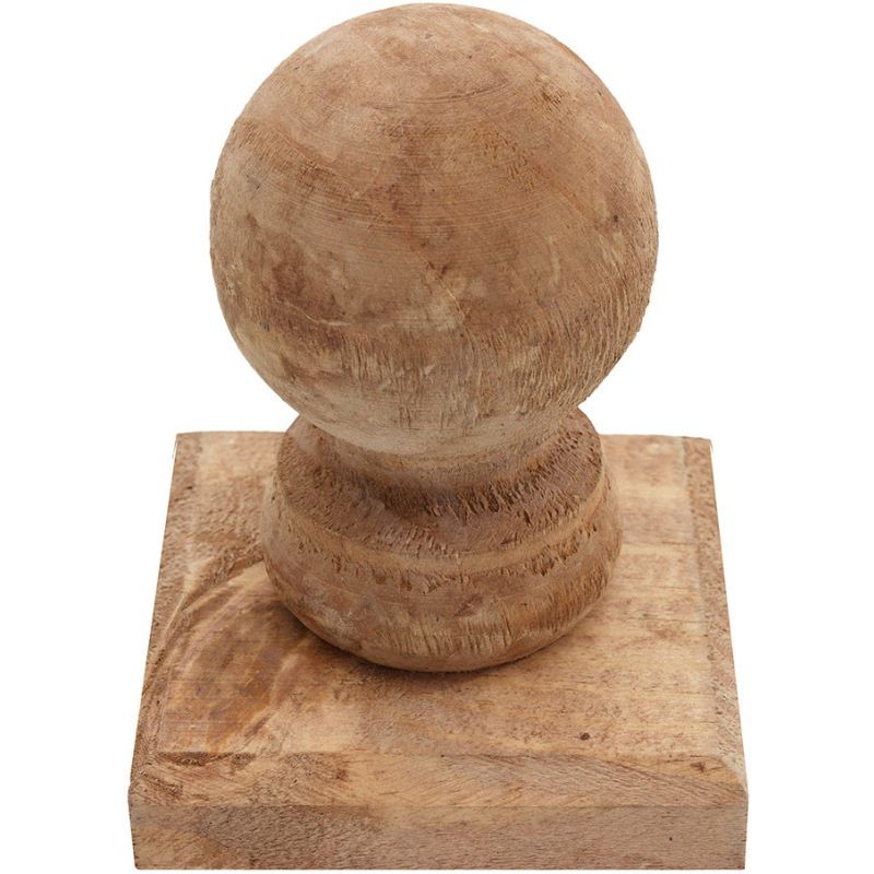 GRANGE BALLPC SINGLE BALL POST CAP FINIAL 135mm BROWN
