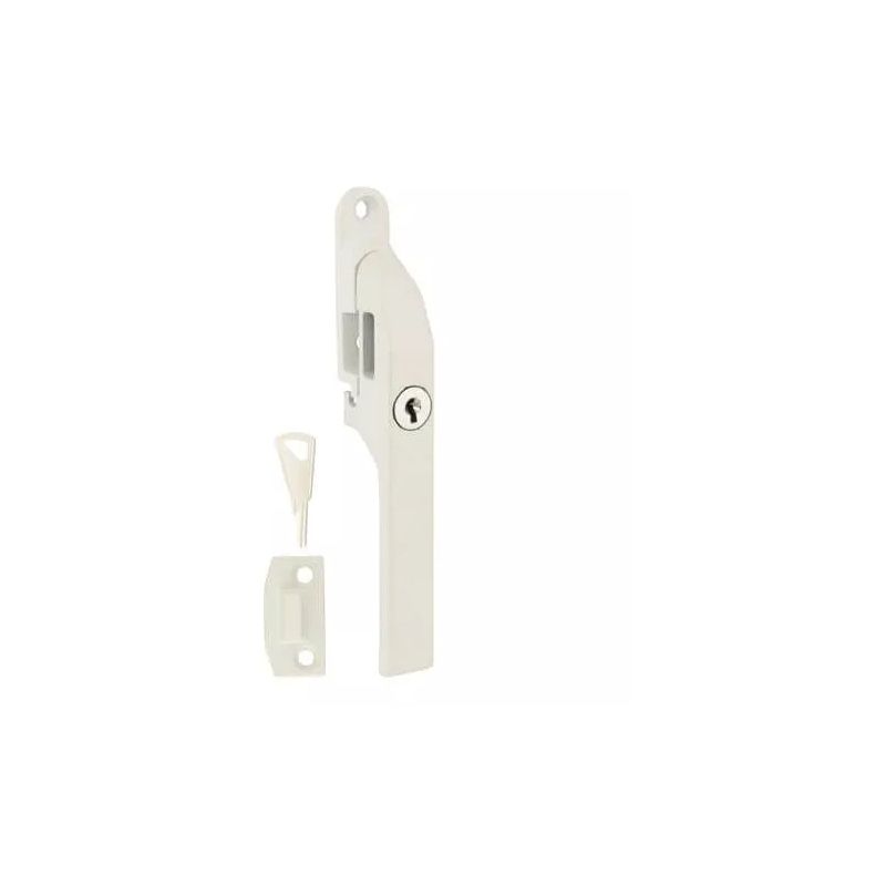 DUFFELLS TSS LOCKING WINDOW HANDLE FOR WOODEN CASEMENT WINDOWS WHITE TSSCFHW