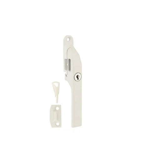 DUFFELLS TSS LOCKING WINDOW HANDLE FOR WOODEN CASEMENT WINDOWS WHITE TSSCFHW