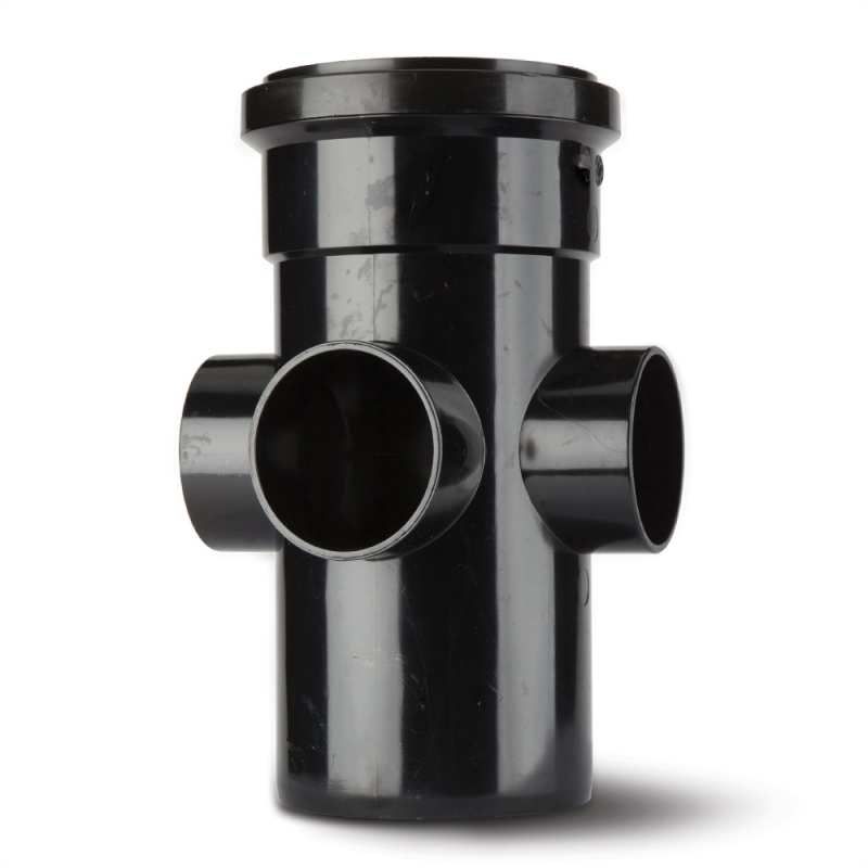 POLYPIPE SOIL BOSSPIPE 110mm SJ454 SJ454B BLACK
