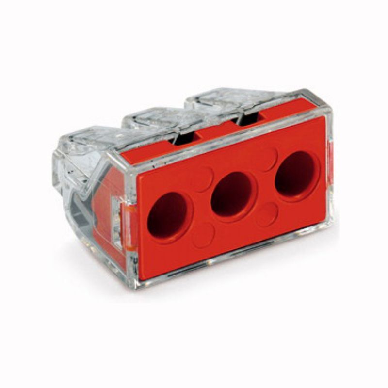 WAGO 773-173 PUSHWIRE CONNECTOR 3WAY 6.0mm (BOX 50)
