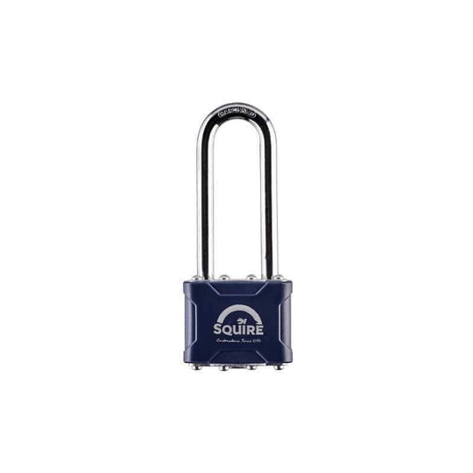 SQUIRE STRONGLOCK LAMINATED PADLOCK LONG SHACKLE 38mm NO35/2.5