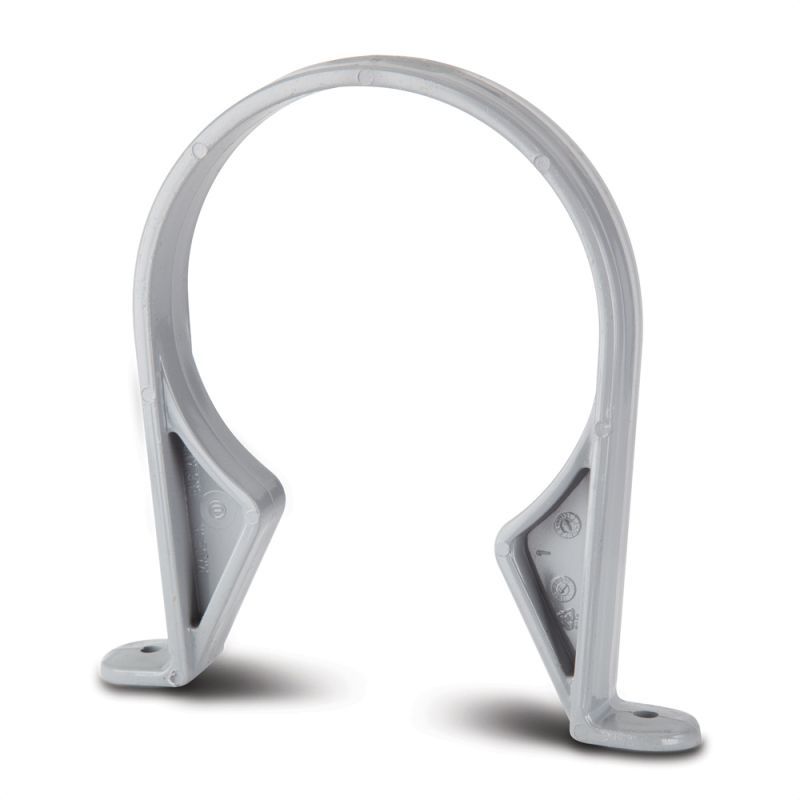 POLYPIPE SOIL PIPE BRACKET 110mm SC43 SC43G GREY