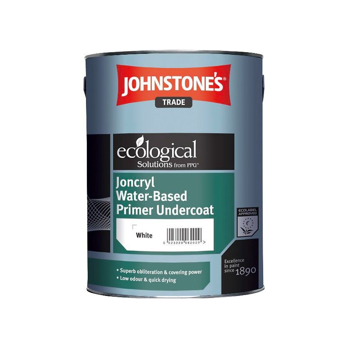 JOHNSTONES JONCRYL ACRYLIC PRIMER UNDERCOAT 2.5l WATER BASED 301633
