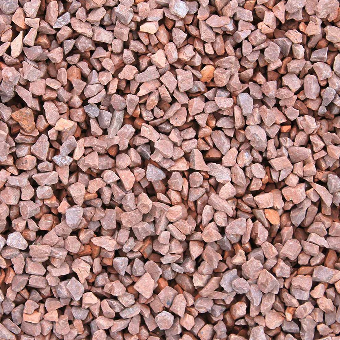 14mm Red Granite Chippings Bulk Bag (800kg)