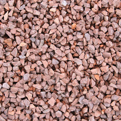 14mm Red Granite Chippings Bulk Bag (800kg)