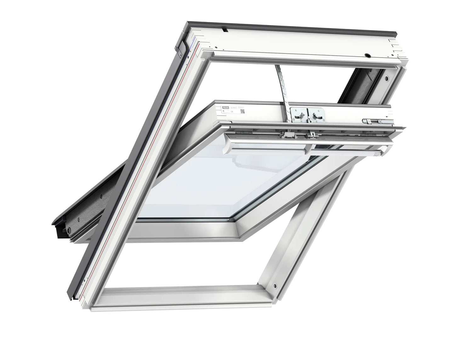Velux GGL MK06 207030A Solar Centre Pivot Roof Window 70-Pane 78 x 118cm White