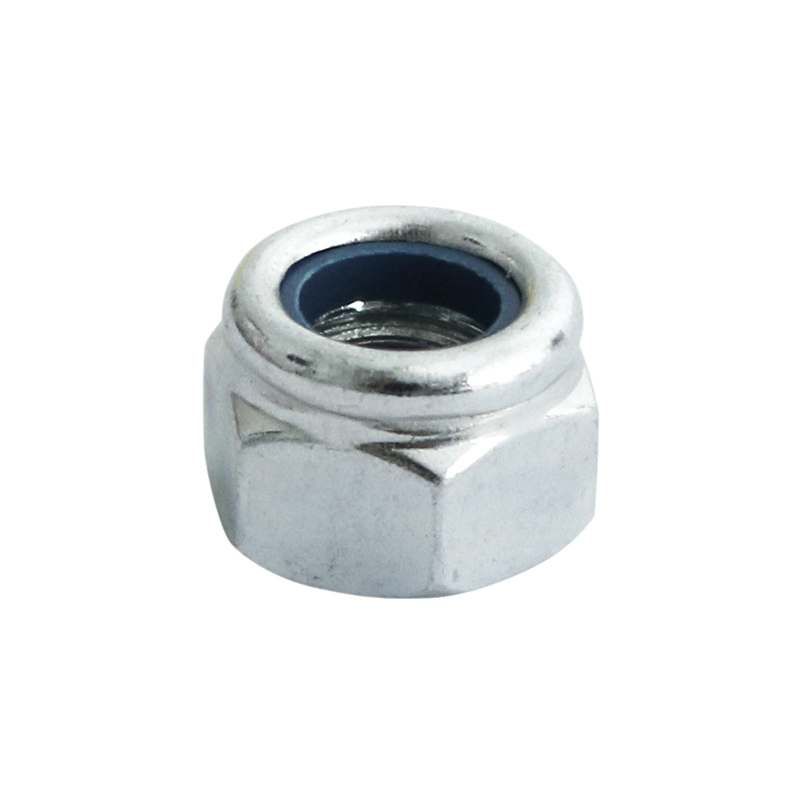 TIMCO M6 HEXAGON LOCKING NUTS WITH NYLON INSERTS BRIGHT ZINC PLATED (BAG 20) 6NPP