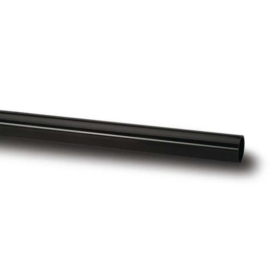 POLYPIPE MUPVC WASTEPIPE 40mm x 4m MU201 MU201B BLACK