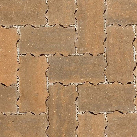 BRETT OMEGA FLOW PAVER 215 x 115mm (EFFECTIVE 200x100mm) BURNT OAK OF60BO (HGBB ONLY)