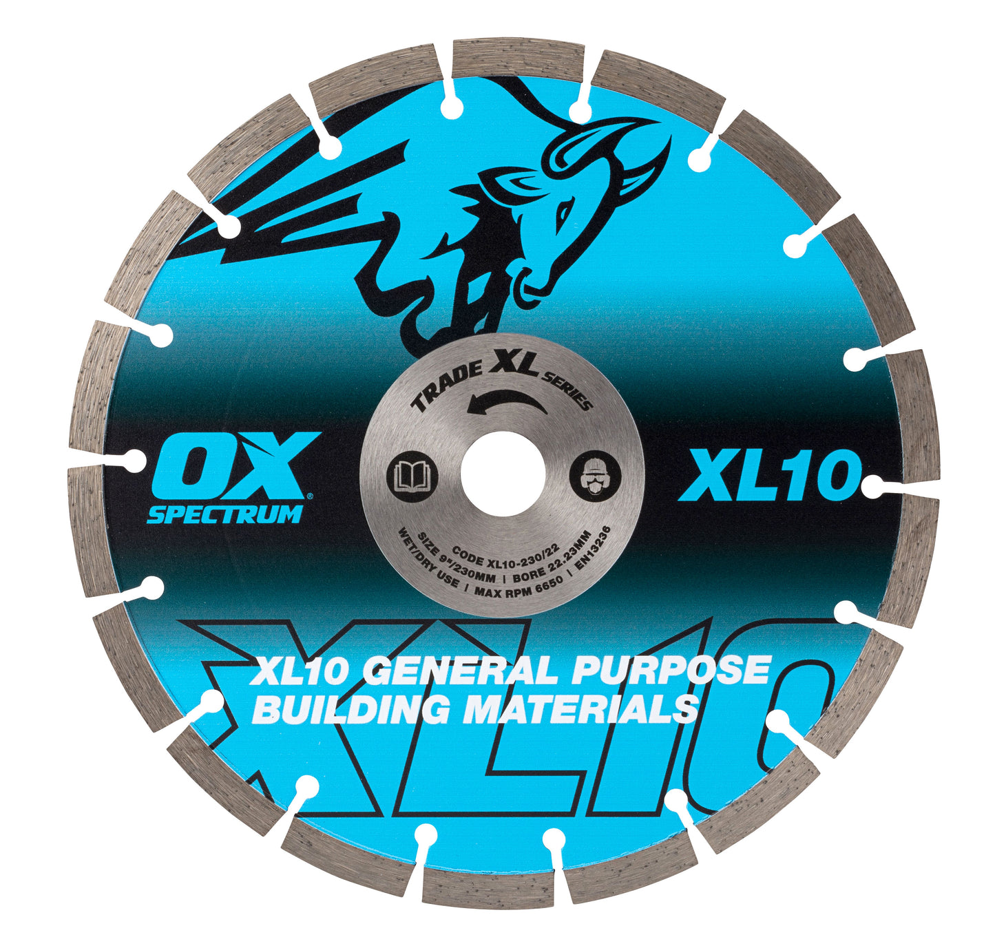 SPECTRUM XL10-230/22 SEGMENTED GENERAL PURPOSE DIAMOND DISC 230MM