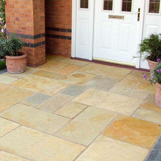 GLOBAL STONE 600 SERIES NATURAL LIMESTONE PROJECT PACK 15.30m2 HONEY BLEND HBLP1530