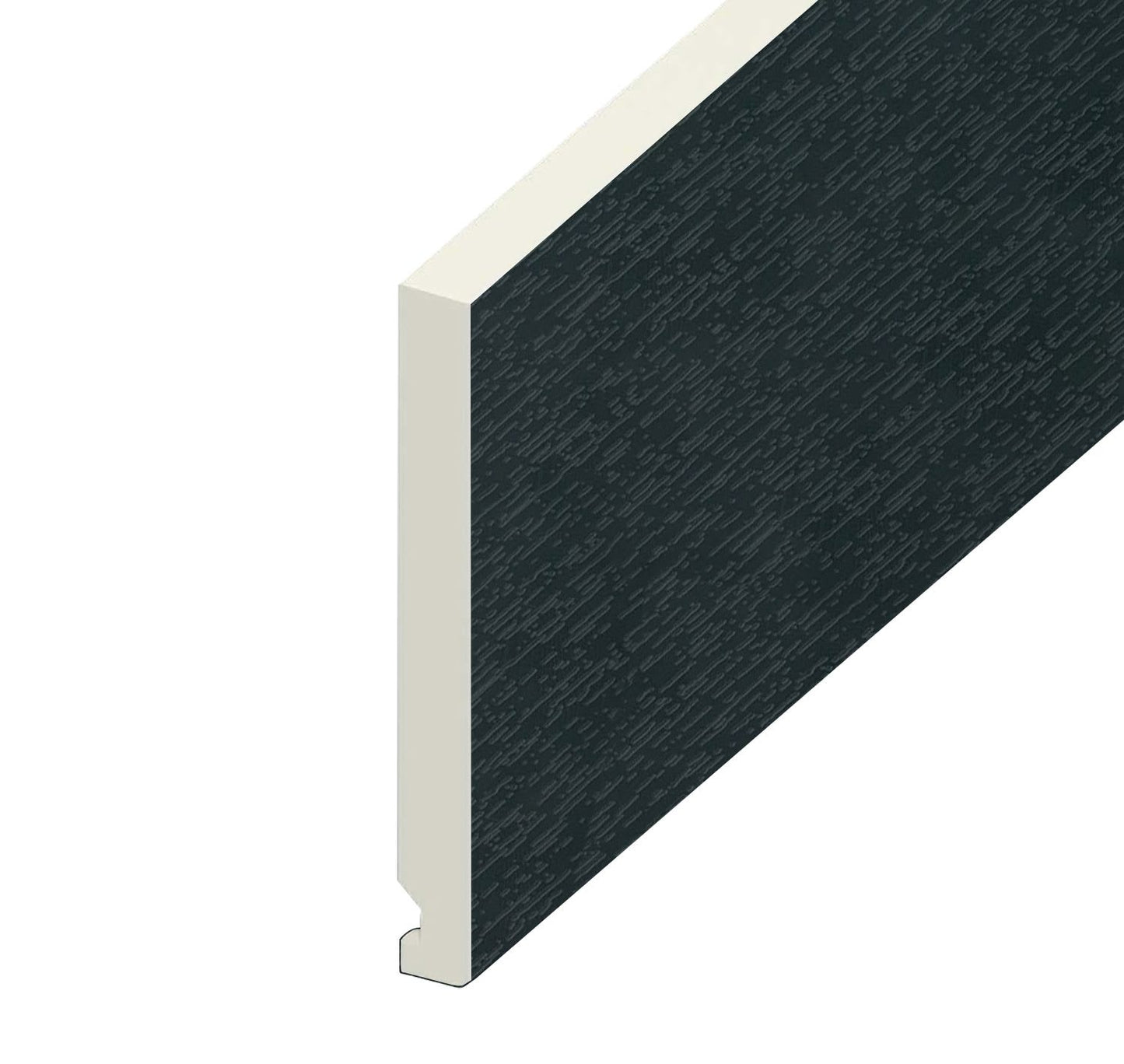 16mm Flat Grey Fascia Board 400mm x 5m