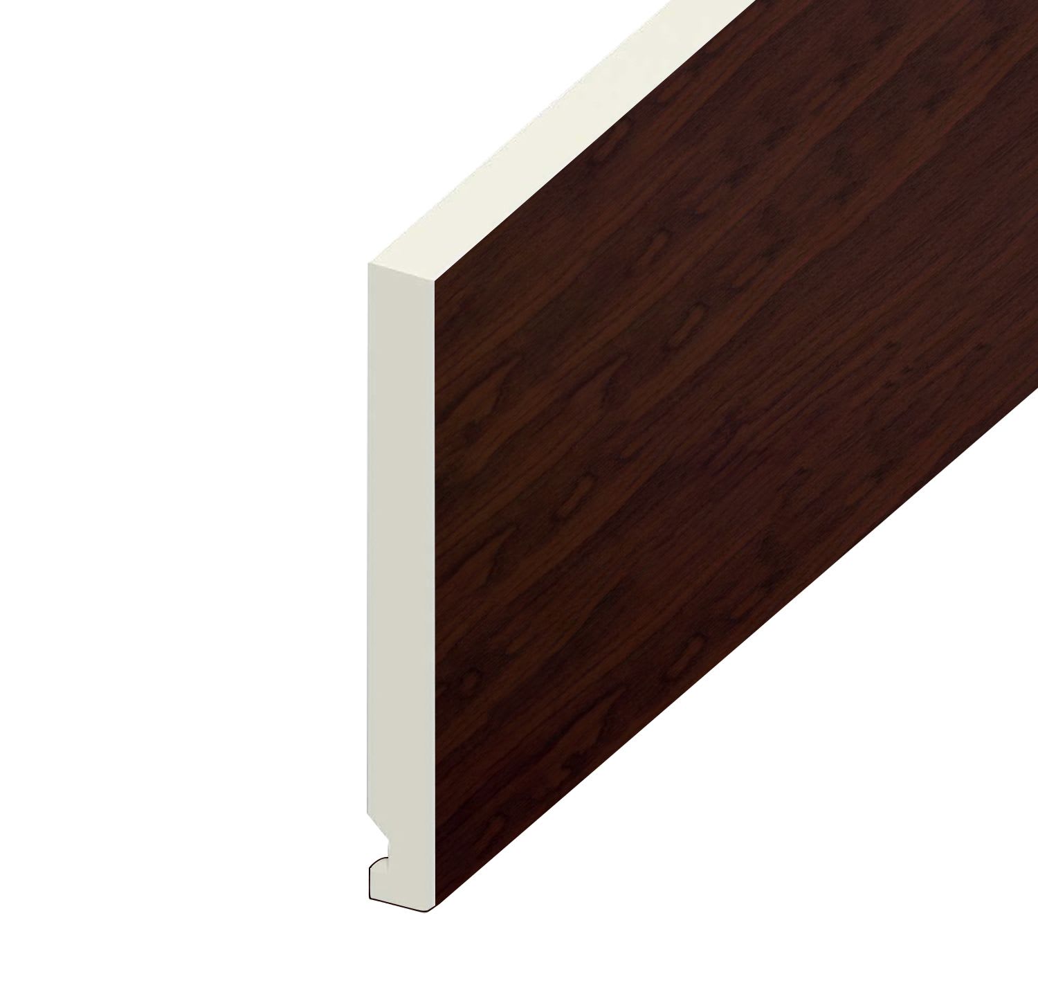 16mm Flat Rosewood Fascia Board 150mm x 5m