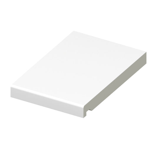 16mm Flat White Fascia Board 225mm x 5m
