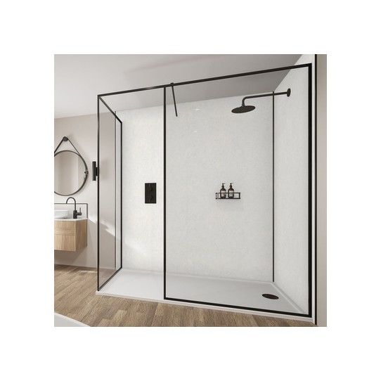 WETWALL MERMAID PLY TG PANEL 2420 x 1185mm BIANCO MARBLE 11900460
