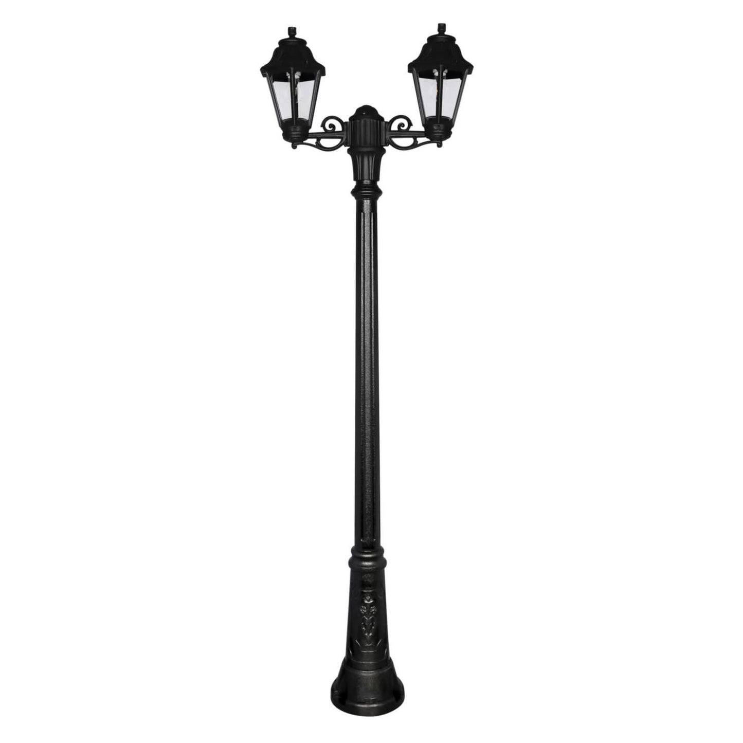 Fumagalli Anna Gigi Bisso 2 x 6W ES LED Post Lantern Black 2700K