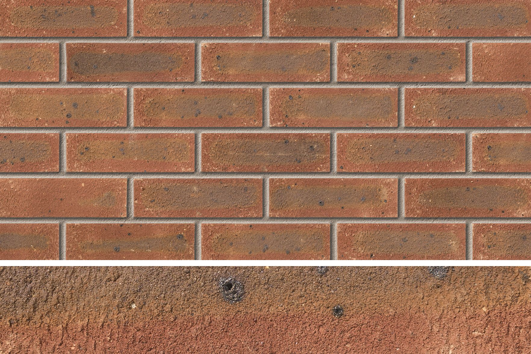 IBSTOCK DORKET HEAD BALMORAL BRICK 65mm (95 PER LEG) A2405A