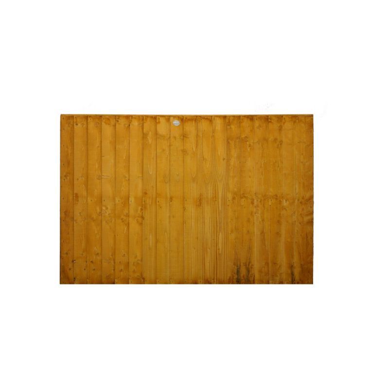 TAFS SALOP FULLY FRAMED FEATHEREDGE PANEL 6 x 4' AUTUMN GOLD P4FF