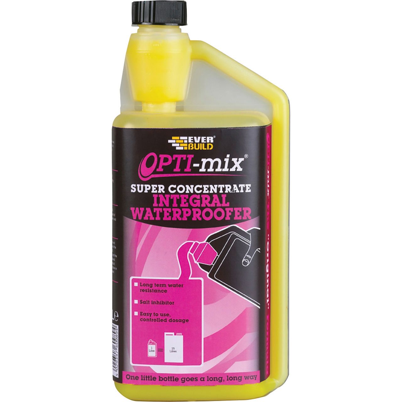 Everbuild Opti-Proof Concentrated Integeral Waterproofer 1L OPTIPROOF1